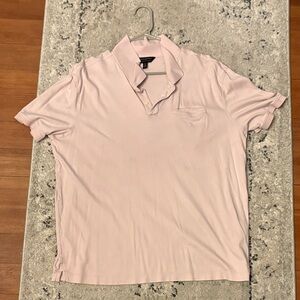 Banana Republic Light Pink Polo Shirt